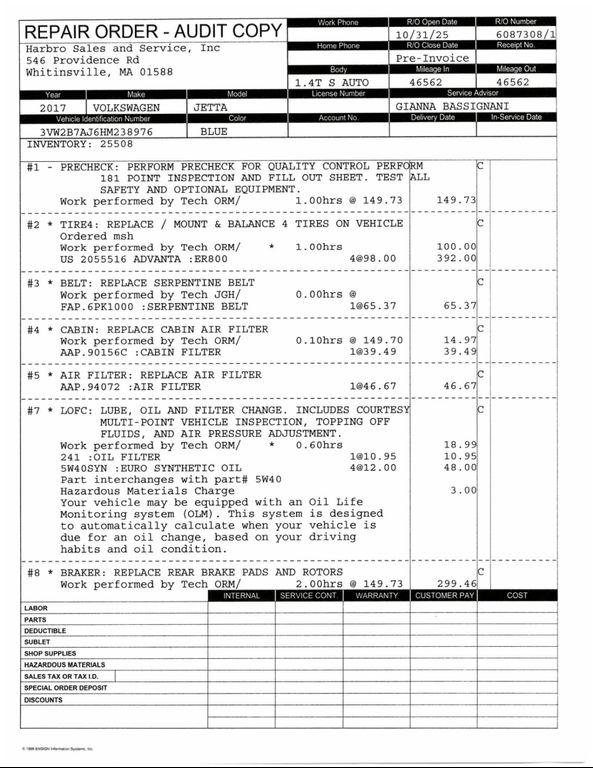 used 2017 Volkswagen Jetta car, priced at $15,497