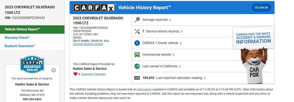 used 2023 Chevrolet Silverado 1500 car, priced at $41,999