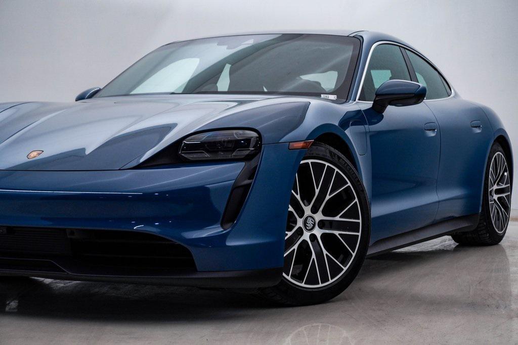 used 2022 Porsche Taycan car, priced at $63,928