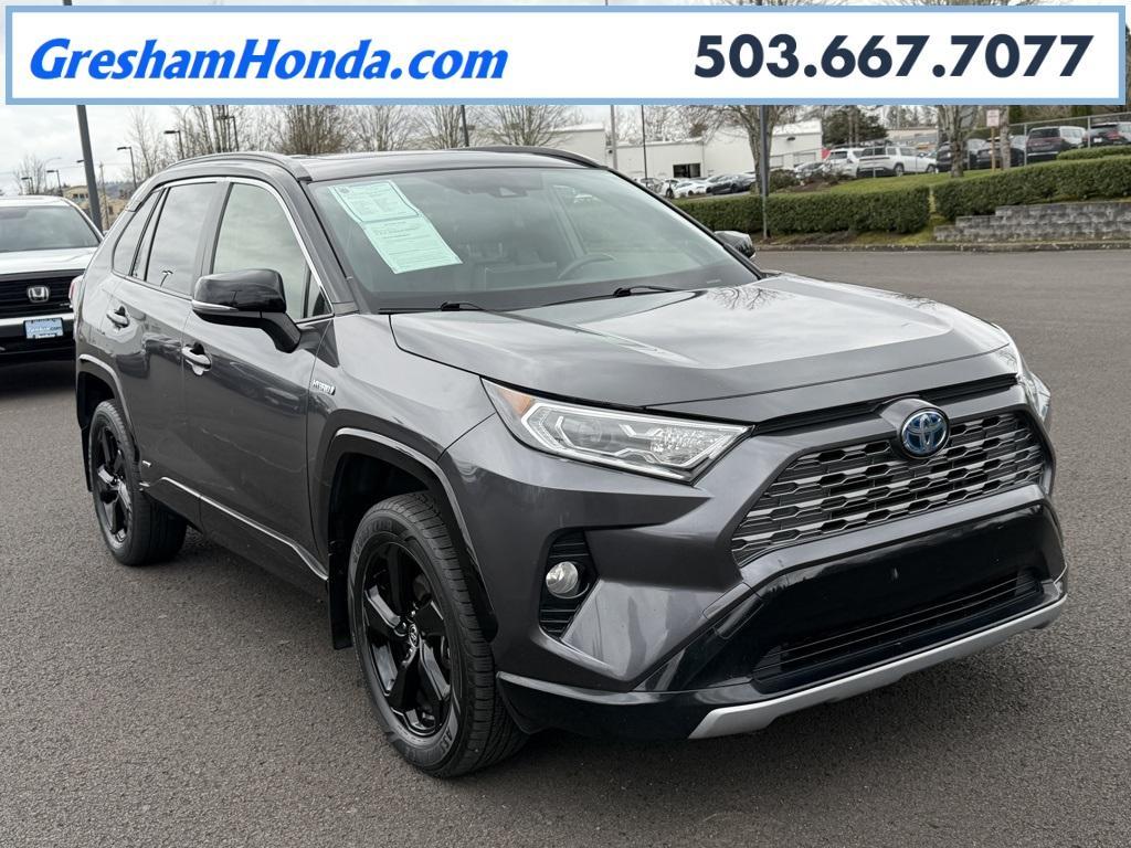 used 2020 Toyota RAV4 Hybrid car, priced at $28,582