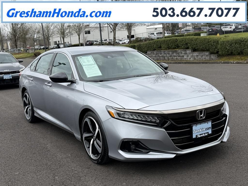 used 2021 Honda Accord car, priced at $23,432