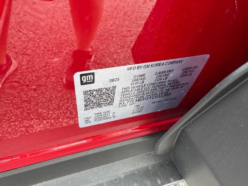 new 2026 Chevrolet Trax car, priced at $25,266