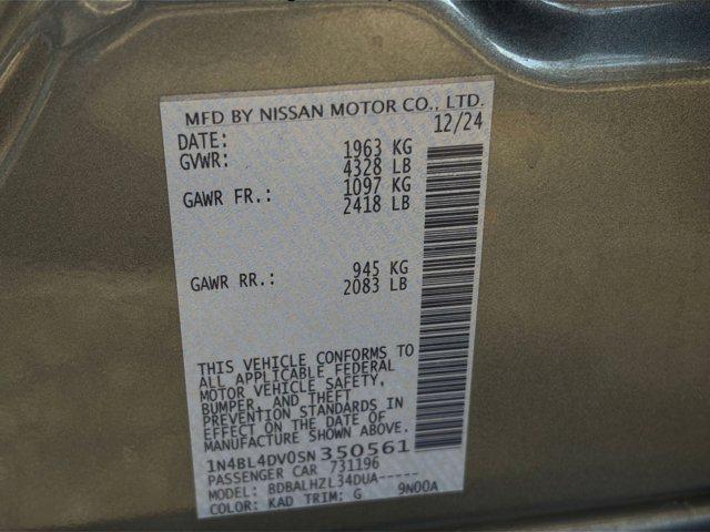 used 2025 Nissan Altima car, priced at $18,475