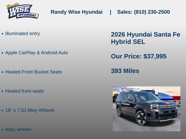 new 2026 Hyundai Santa Fe car, priced at $37,995