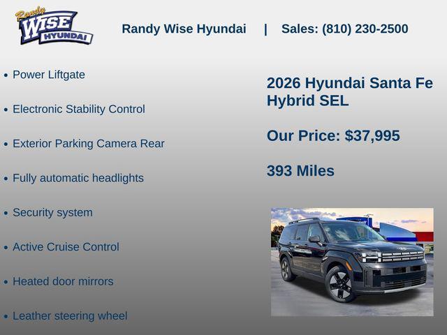 new 2026 Hyundai Santa Fe car, priced at $37,995