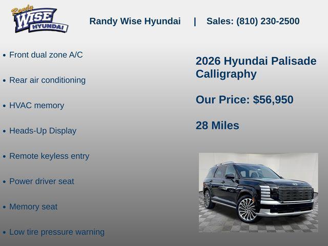 new 2026 Hyundai Palisade car, priced at $56,950