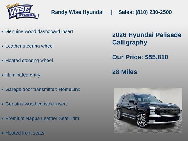 new 2026 Hyundai Palisade car, priced at $55,810