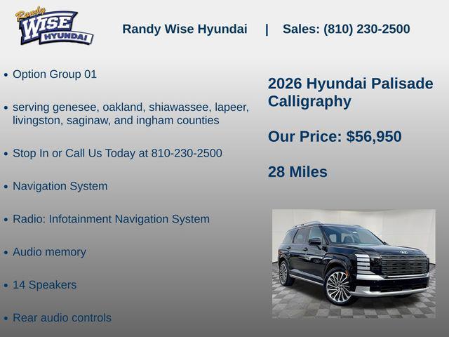 new 2026 Hyundai Palisade car, priced at $56,950