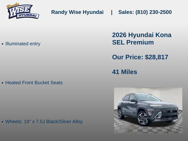 new 2026 Hyundai Kona car, priced at $28,817