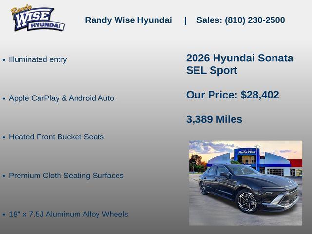new 2026 Hyundai Sonata car, priced at $28,402