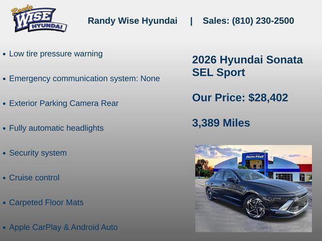 new 2026 Hyundai Sonata car, priced at $28,402