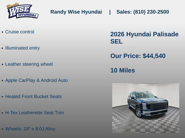 new 2026 Hyundai Palisade car, priced at $44,540