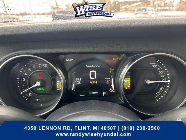 used 2022 Jeep Wrangler Unlimited 4xe car, priced at $22,588