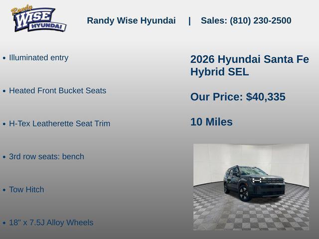 new 2026 Hyundai Santa Fe car, priced at $40,335