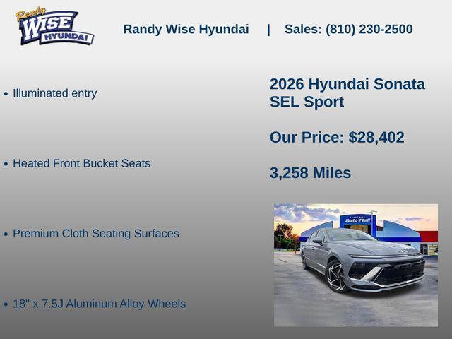 new 2026 Hyundai Sonata car, priced at $28,402