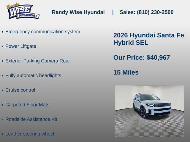 new 2026 Hyundai Santa Fe car, priced at $40,967