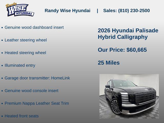 new 2026 Hyundai Palisade Hybrid car, priced at $60,665