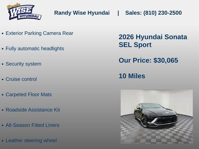 new 2026 Hyundai Sonata car, priced at $30,065