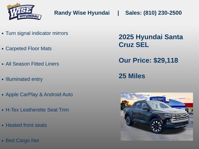 new 2025 Hyundai SANTA CRUZ car, priced at $29,118
