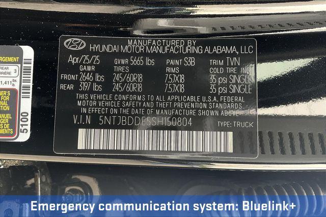 new 2025 Hyundai SANTA CRUZ car, priced at $29,118