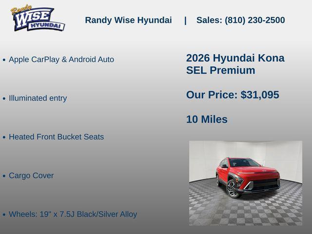new 2026 Hyundai Kona car, priced at $31,095