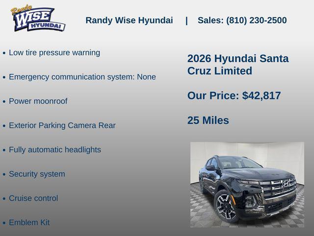 new 2026 Hyundai SANTA CRUZ car, priced at $42,817