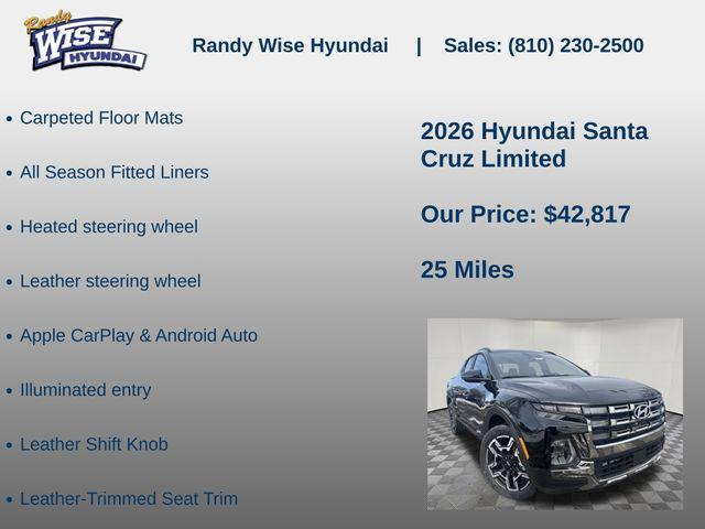 new 2026 Hyundai SANTA CRUZ car, priced at $42,817