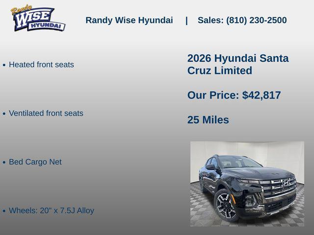 new 2026 Hyundai SANTA CRUZ car, priced at $42,817
