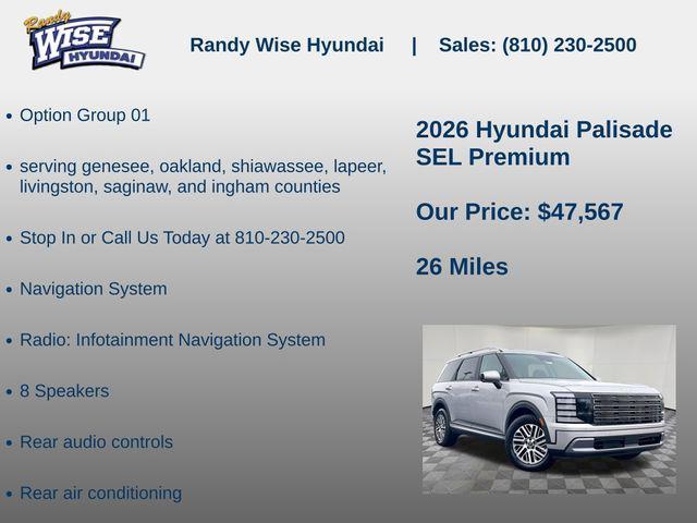 new 2026 Hyundai Palisade car, priced at $47,567