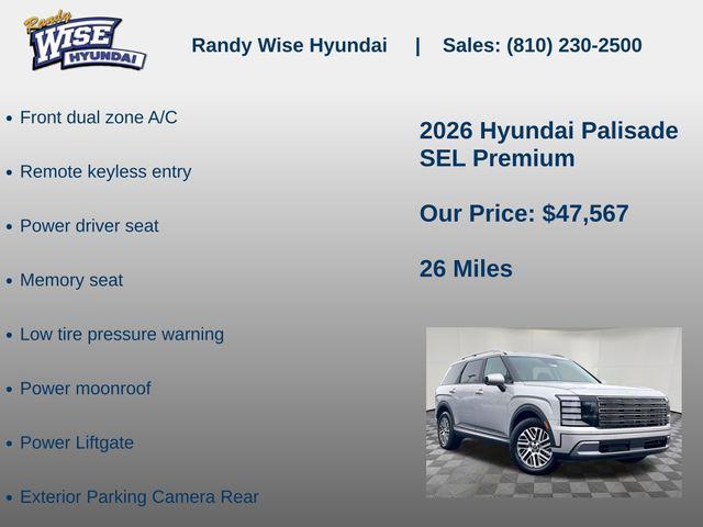 new 2026 Hyundai Palisade car, priced at $47,567