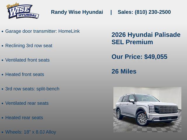 new 2026 Hyundai Palisade car, priced at $49,055