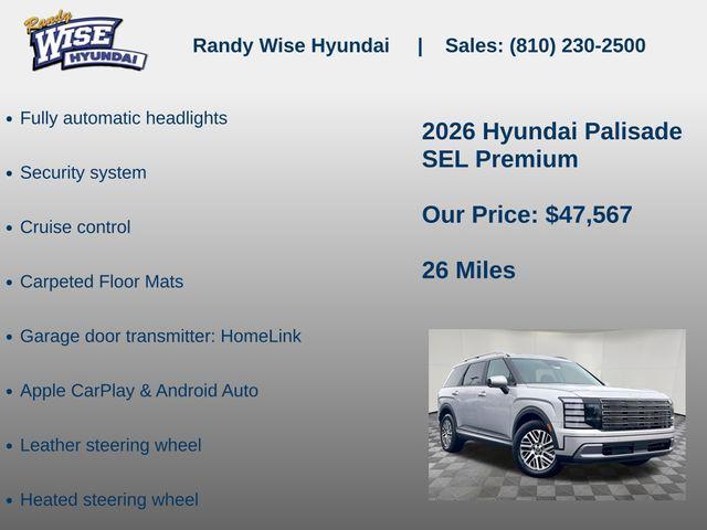 new 2026 Hyundai Palisade car, priced at $47,567