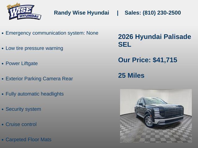 new 2026 Hyundai Palisade car, priced at $41,715