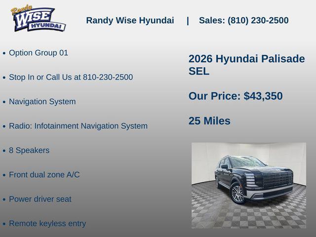 new 2026 Hyundai Palisade car, priced at $43,350