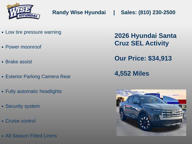 new 2026 Hyundai SANTA CRUZ car, priced at $34,913