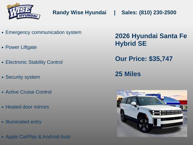 new 2026 Hyundai Santa Fe car, priced at $35,747