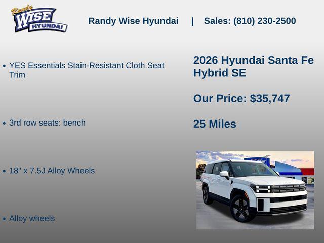 new 2026 Hyundai Santa Fe car, priced at $35,747