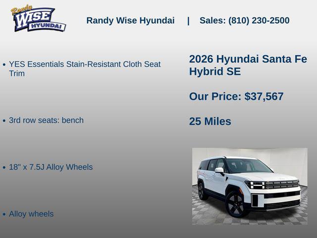 new 2026 Hyundai Santa Fe car, priced at $37,567