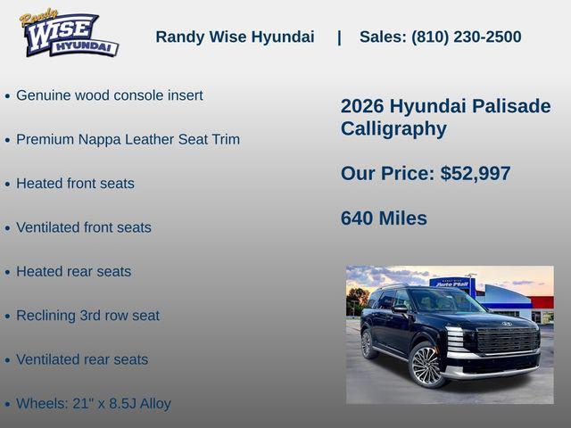 new 2026 Hyundai Palisade car, priced at $52,997