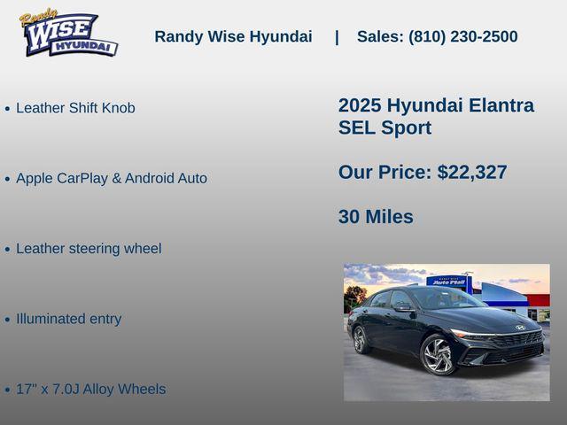 new 2025 Hyundai Elantra car, priced at $22,327