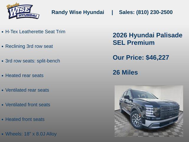 new 2026 Hyundai Palisade car, priced at $46,227