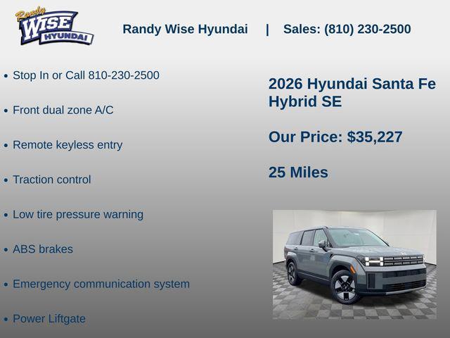 new 2026 Hyundai Santa Fe car, priced at $35,227
