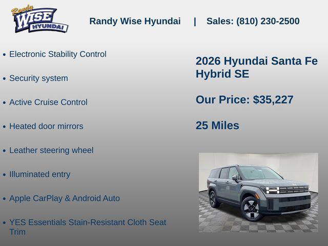 new 2026 Hyundai Santa Fe car, priced at $35,227