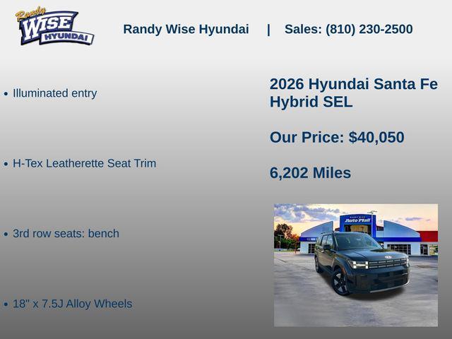 new 2026 Hyundai Santa Fe car, priced at $40,050