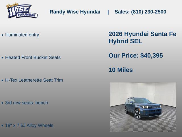 new 2026 Hyundai Santa Fe car, priced at $40,395