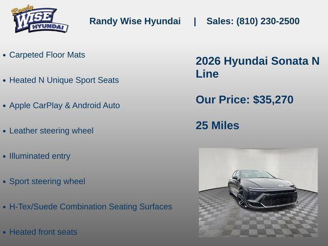 new 2026 Hyundai Sonata car, priced at $35,270