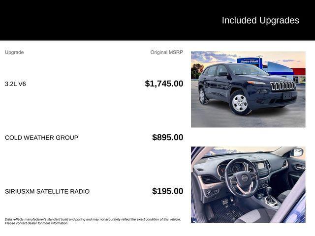 used 2016 Jeep Cherokee car, priced at $7,995