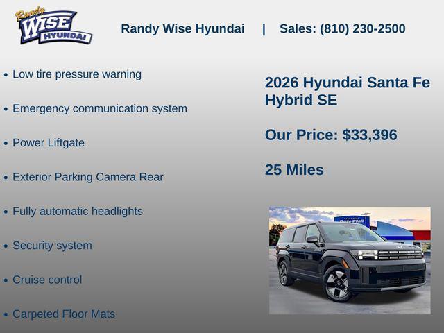 new 2026 Hyundai Santa Fe car, priced at $33,396
