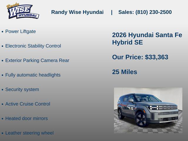 new 2026 Hyundai Santa Fe car, priced at $33,363