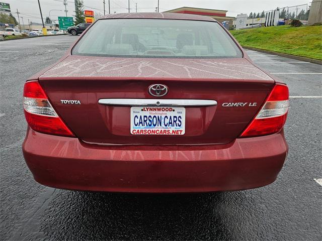 used 2002 Toyota Camry car